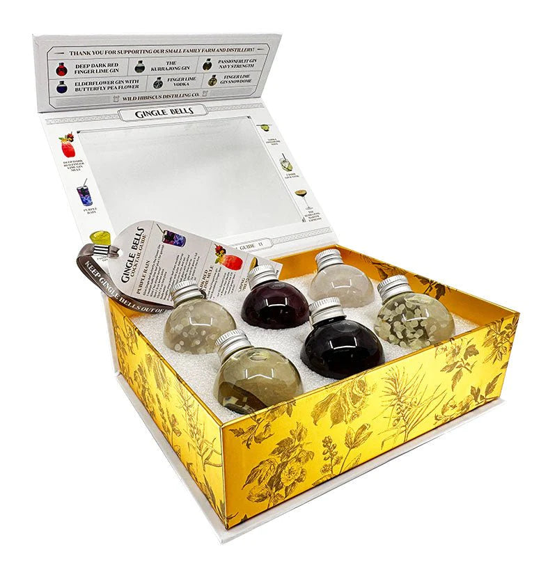 Gingle Bells GOLD Edition - 6 x 50 ml Gin Baubles