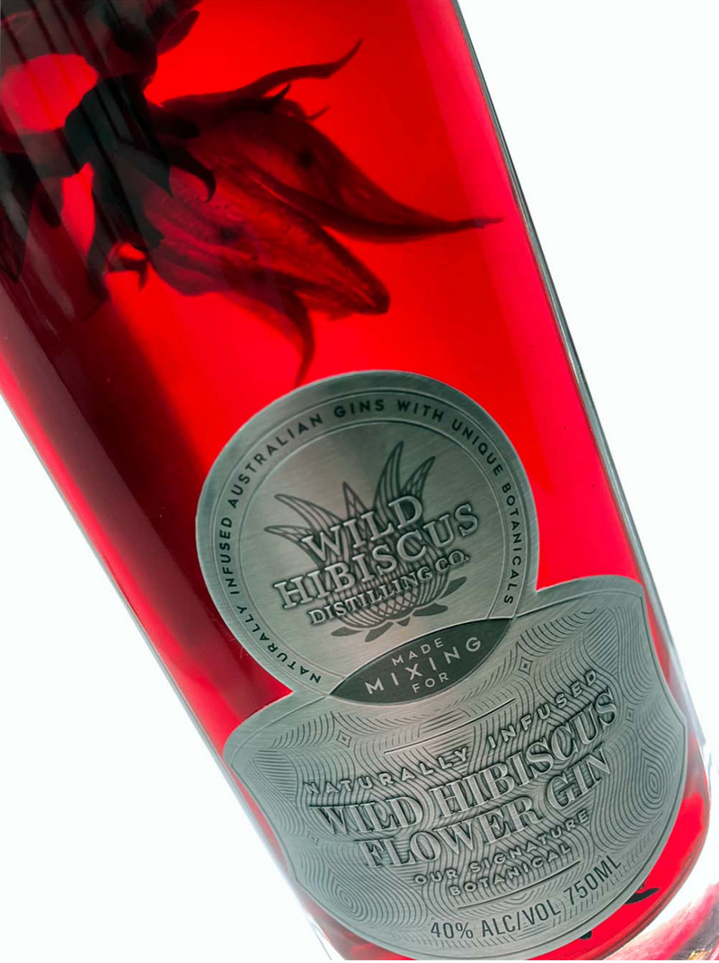 Wild Hibiscus Flower Gin with Ginger (750 ml)