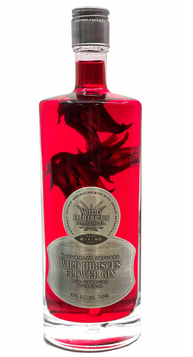Wild Hibiscus Flower Gin with Ginger (750 ml)