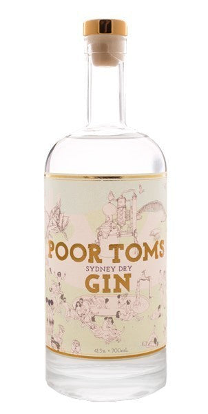 Poor Toms Sydney Dry Gin (700 ml)