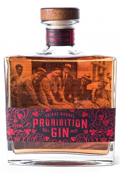 Prohibition Shiraz Barrel Aged Gin (500 ml)