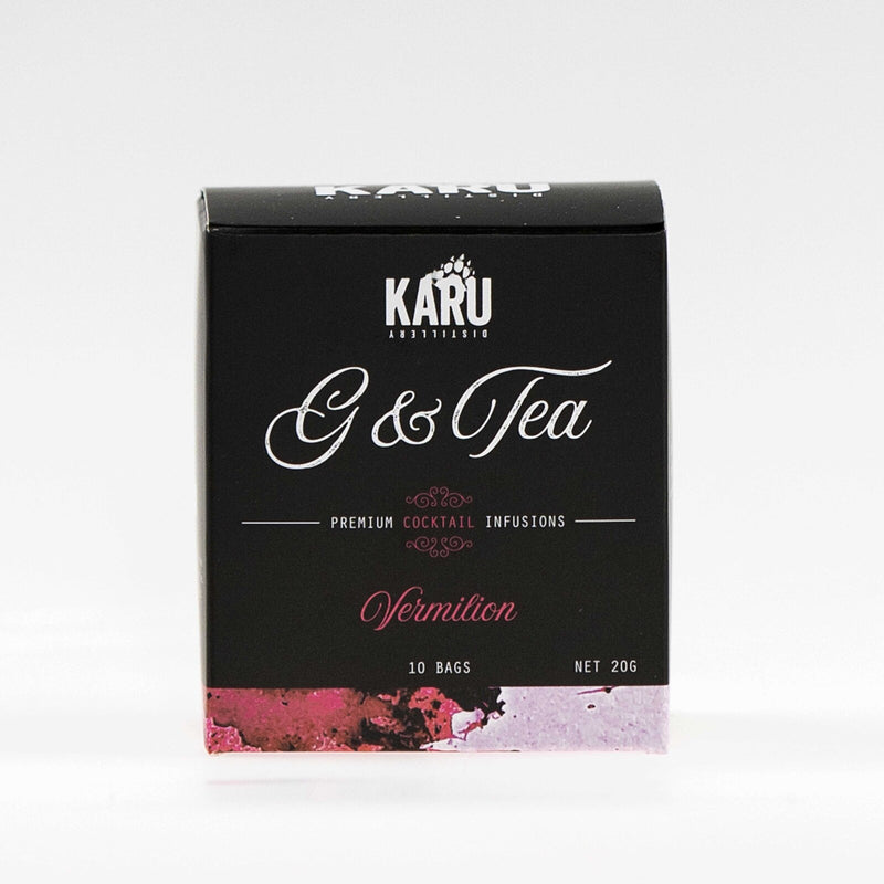 G&Tea cocktail infusion -- Vermilion Red (10 Pack)